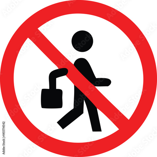 no dogs sign No walking sign. Vector illustration on white background. EPS 10.