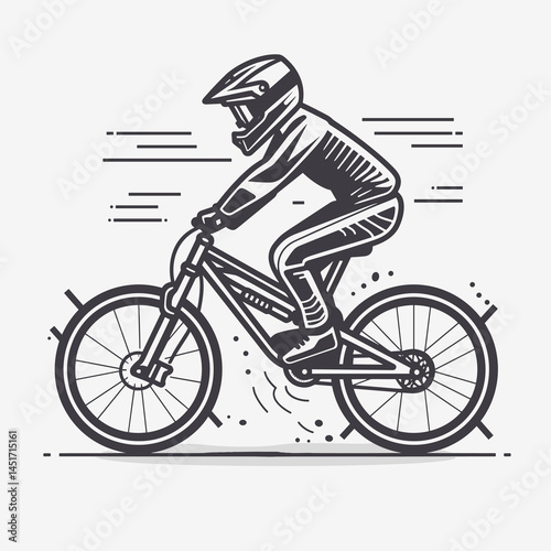silhouette of a cyclist
