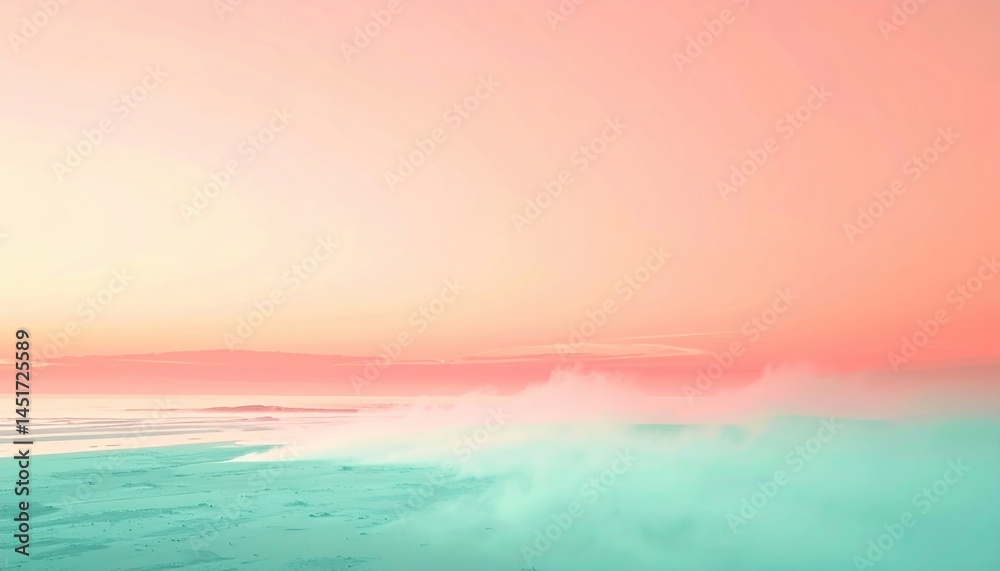 custom made wallpaper toronto digitalSerene sunset reflecting over calm waters coastal landscape aerial view tranquil environment dreamlike atmosphere for relaxation