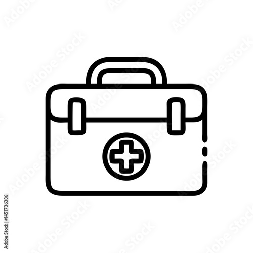 Icon of a doctorchest / first aid kit