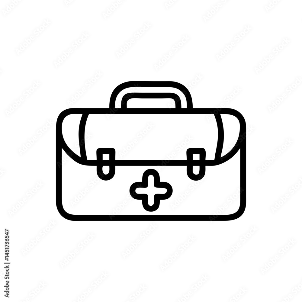 Icon of a doctorchest / first aid kit Icon of a doctorchest / first aid kit