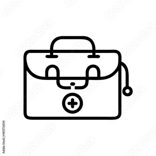 Icon of a doctorchest / first aid kit
