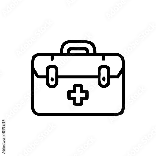 Icon of a doctorchest / first aid kit