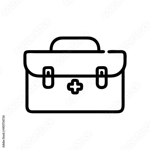 Icon of a doctorchest / first aid kit