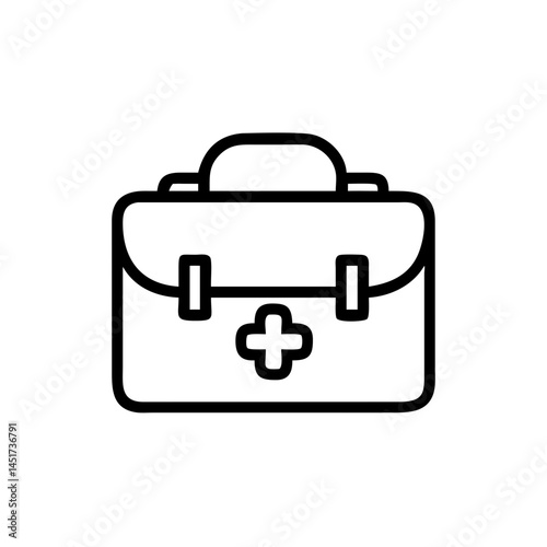 Icon of a doctorchest / first aid kit