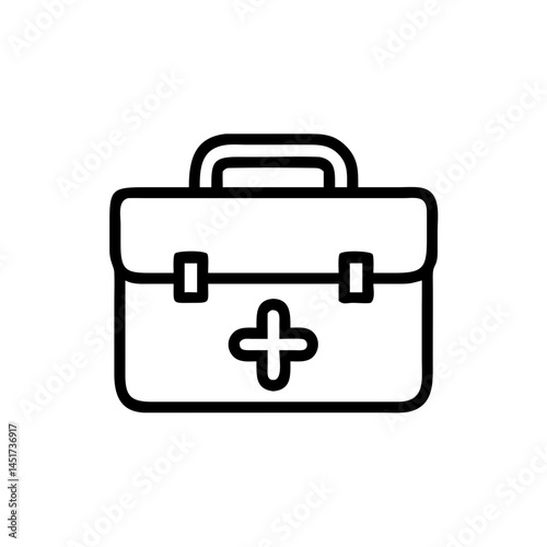 Icon of a doctorchest / first aid kit