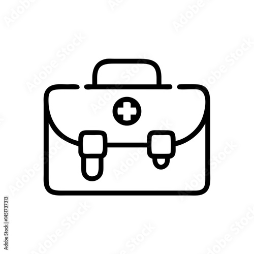 Icon of a doctorchest / first aid kit