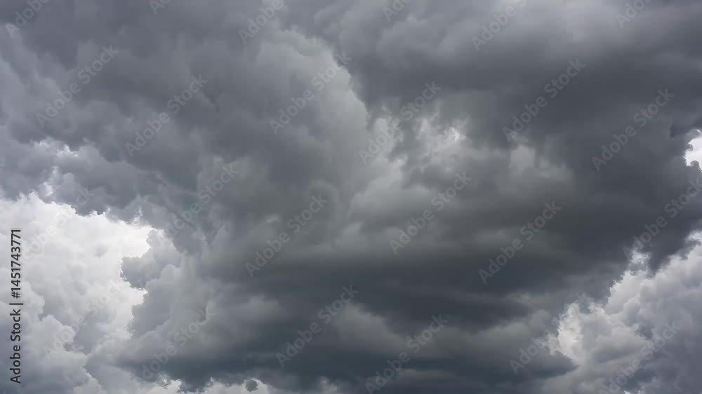 Dramatic storm clouds build and shift across the sky in highdefinition Dramatic storm clouds build and shift across the sky in highdefinition