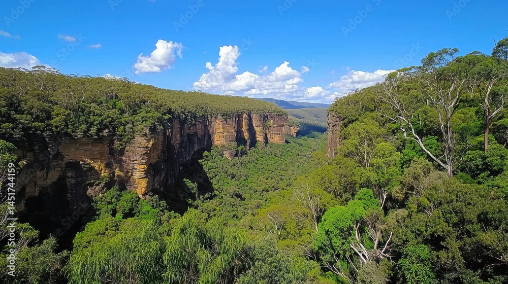 Lush canyon ecosystems of Australia with stunning biodiversity and grand geological features