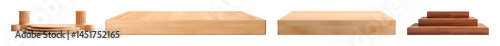 Diverse Wooden Platforms and Stages Perfect for Product Displays or Mockups Ideal for presentations and showcasing items