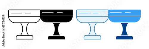 Water Bottle  Icon Set Multiple Style Collection