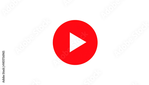 Free Download play button isolated on solid white Png - GFXLoad