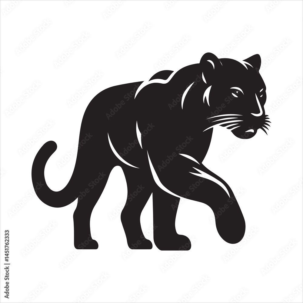 Fototapeta premium vector illustration of a tiger