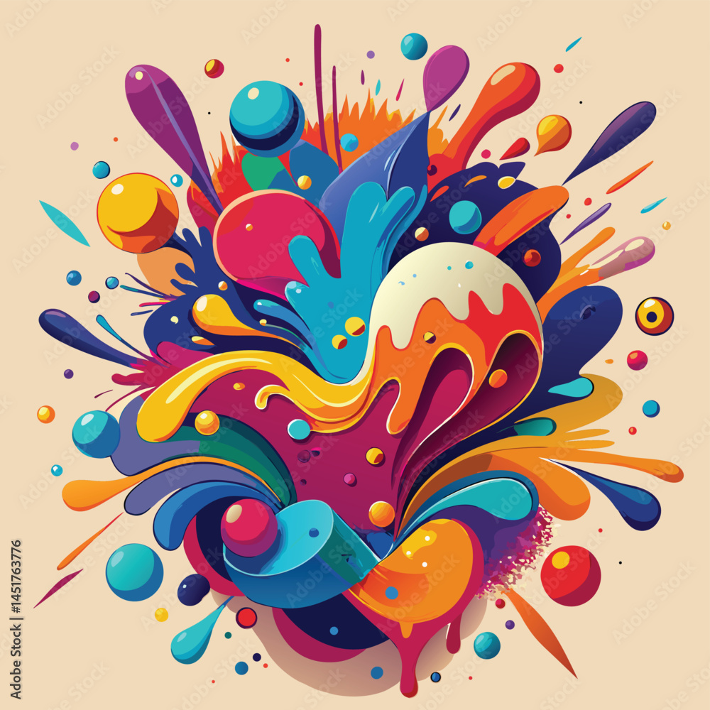 Obraz premium abstract colorful background