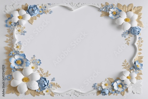 blue and white color paper