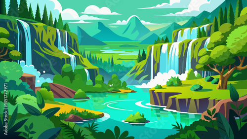 Where rivers dance and spirits soar,
Nature paints forevermore.
Plitvice Lakes, a dream unrolled,
In cascading green and gold.

