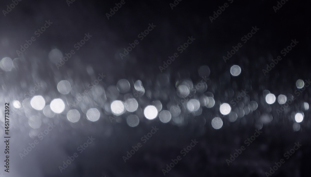 Fototapeta premium abstract new year bokeh lights in dark background for web design, print media, branding, and digital art projects high quality graphic resource