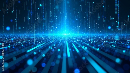 Technology photosensitive line landscape