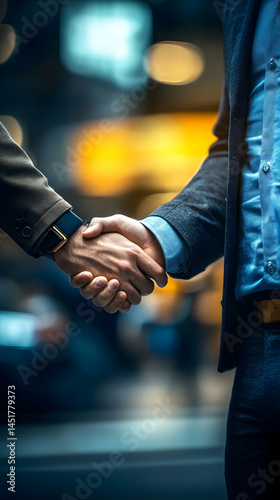 Professional Handshake Business Deal Photo