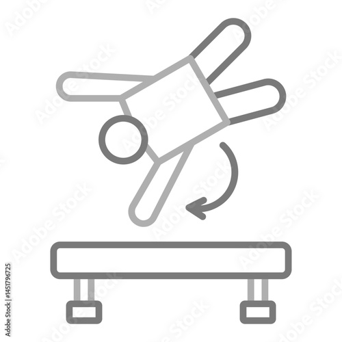 Acrobat jump Icon
