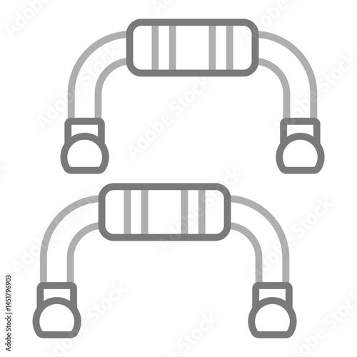 Pushup bars Icon