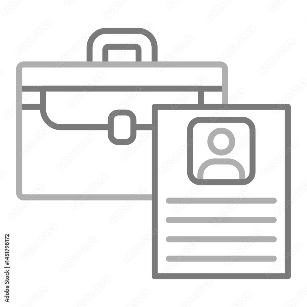 Fototapeta premium Portfolio Icon
