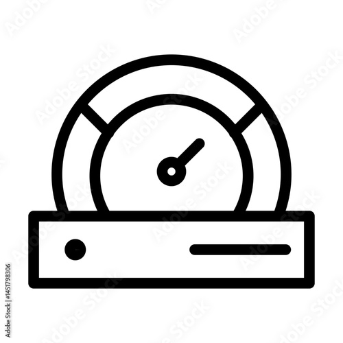 bandwidth line icon