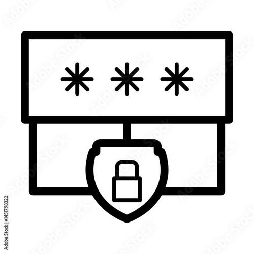 brute force line icon