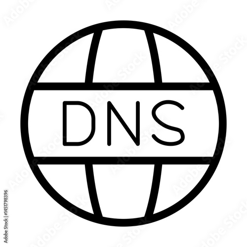 dns line icon
