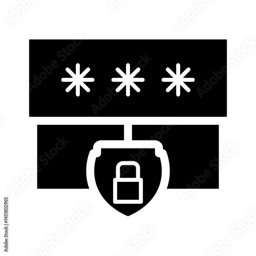 brute force glyph icon