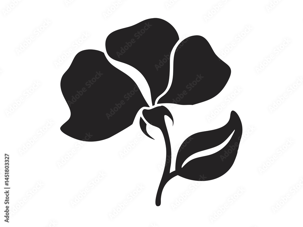 Sweet Pea Flower Illustration, Delicate Floral Art, Spring Blooms, Fresh Garden Flowers Sweet Pea Flower Illustration, Delicate Floral Art, Spring Blooms, Fresh Garden Flowers