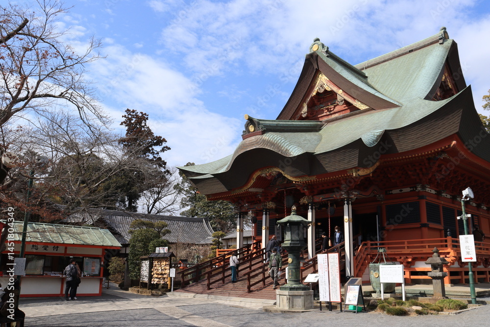 Naklejka premium 布施弁天 東海寺