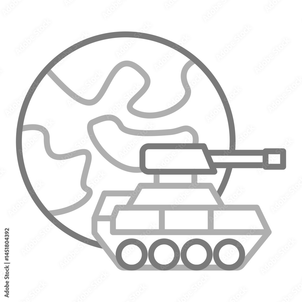 Obraz premium World war Icon