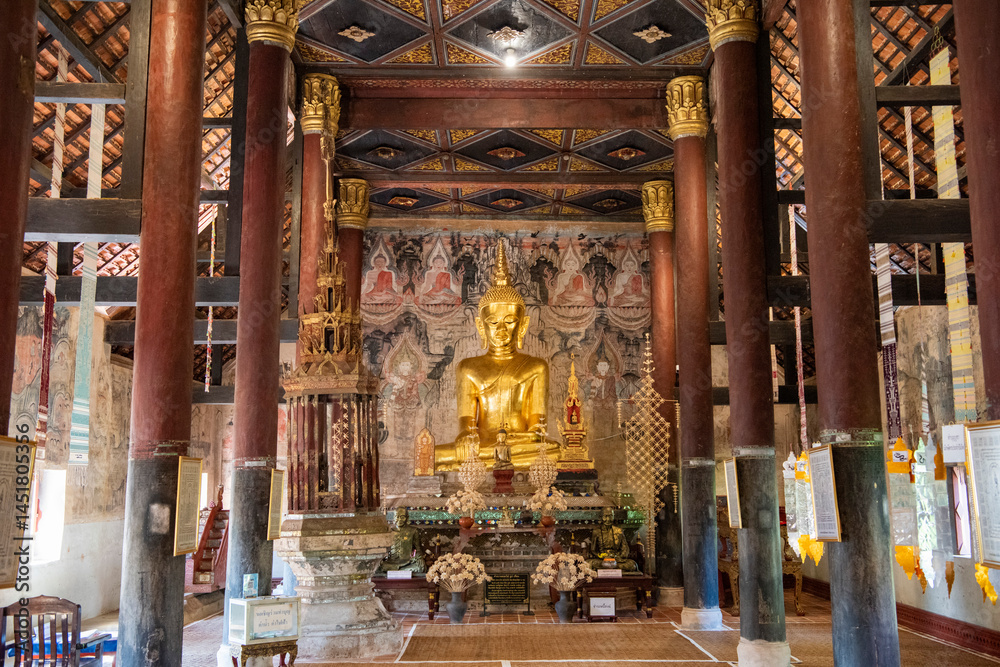 Fototapeta premium THAILAND NAN WANGPHA WAT NONG BUA