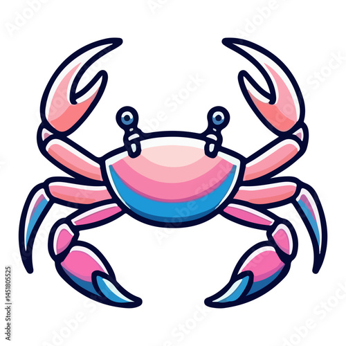 crab, arthropod, vector, transparent background