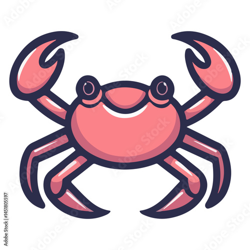 crab, arthropod, vector, transparent background