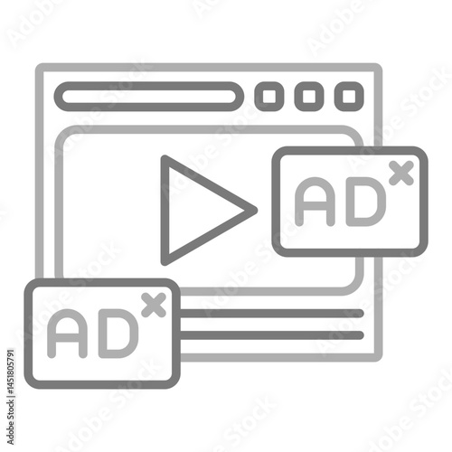 Ad pop up Icon