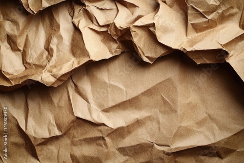 Wallpaper Mural Crinkled kraft paper texture Torontodigital.ca