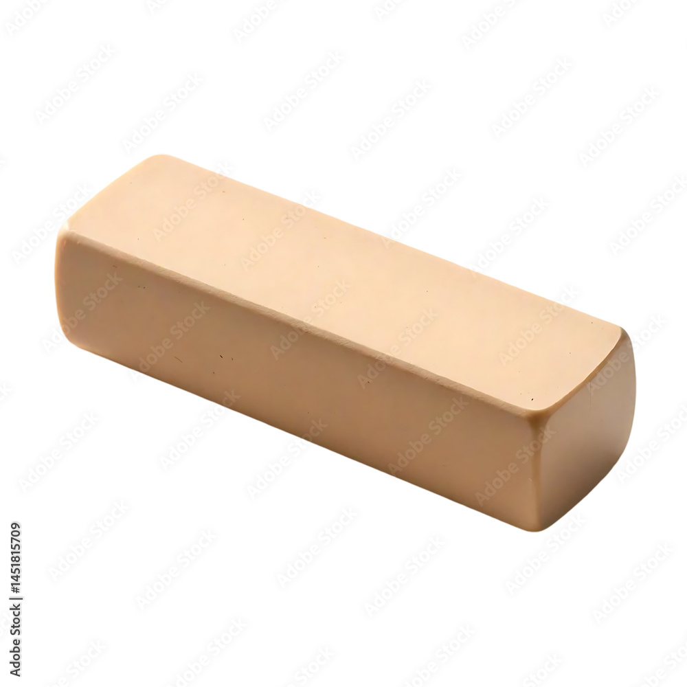 Rectangular Beige Object: Texture, Shape, and Material Analysis Rectangular Beige Object: Texture, Shape, and Material Analysis