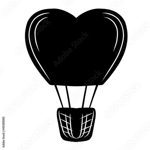 Abstract Minimalist Design: Luminous Outline on Black for Conceptual Art