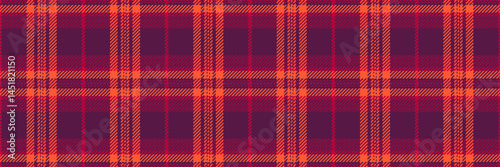 Vibrant autumnal plaid pattern in rich burgundy and burnt orange hues.  Perfect for fallthemed designs, textile prints, website backgrounds, or fashion projects.