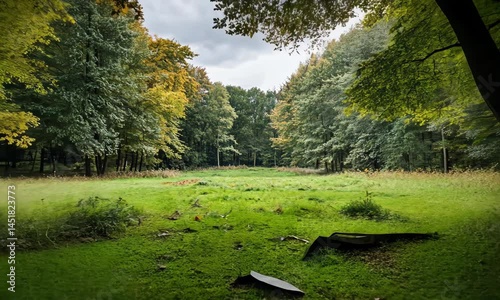 Tranquil forest clearing