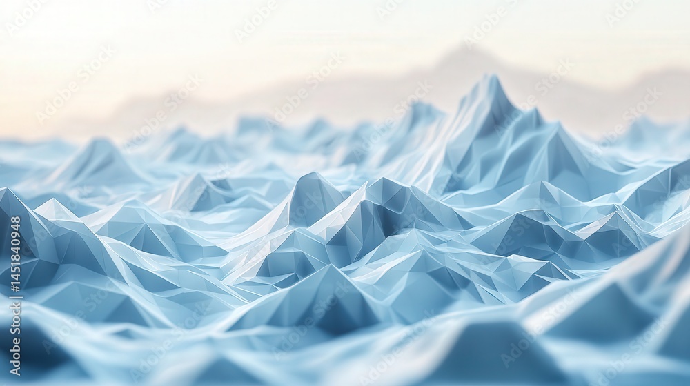 Intricate low poly polygons come together to craft a futuristic 3D technology background, perfect for modern and innovative visuals. Intricate low poly polygons come together to craft a futuristic 3D technology background, perfect for modern and innovative visuals.