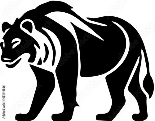 vector illustration of a tiger