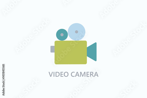 Video Camera Icon Or Logo Isolated Illustration