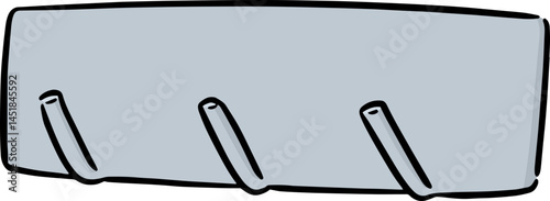 Illustration of wall hook
