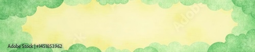 Abstract vintage pastel green border, faded beige center, watercolor texture , vintage, texture
