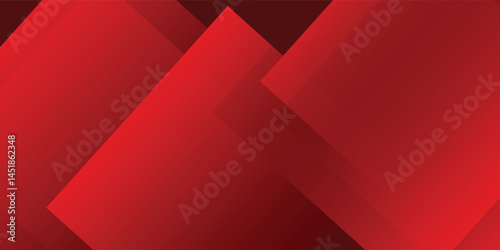 Red abstract background. Dynamic shapes composition. vector background eps10
