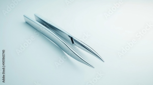 Precision tweezers, sleek design photo