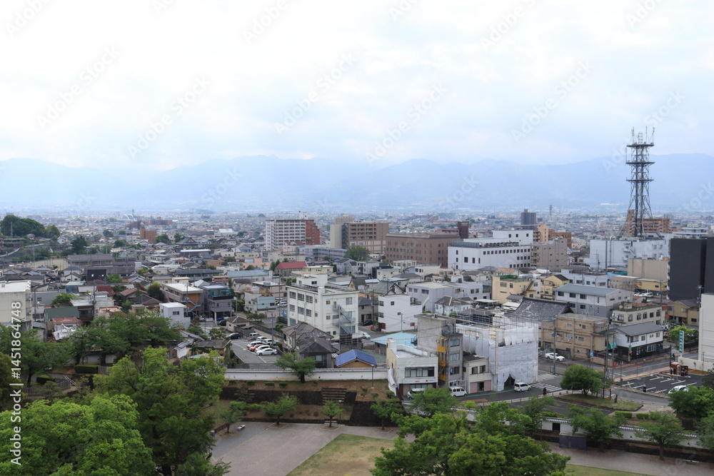 Naklejka premium 甲府城跡